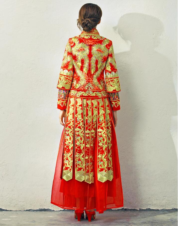 匠心啟航閱讀新娘嫁衣中式禮服