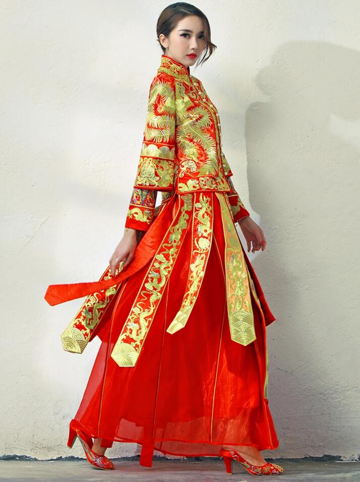 匠心啟航閱讀新娘嫁衣中式禮服