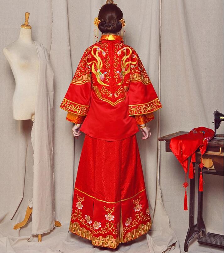 鳳凰于飛刺繡匠心啟航閱讀嫁衣中式禮服