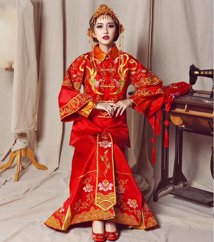 鳳凰于飛刺繡匠心啟航閱讀嫁衣中式禮服