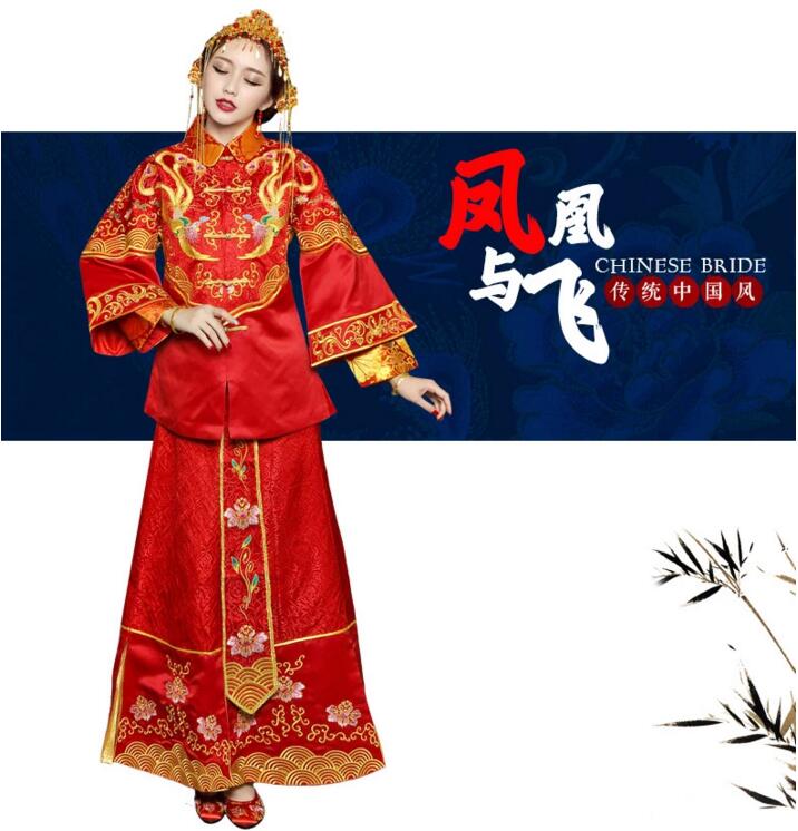 鳳凰于飛刺繡匠心啟航閱讀嫁衣中式禮服