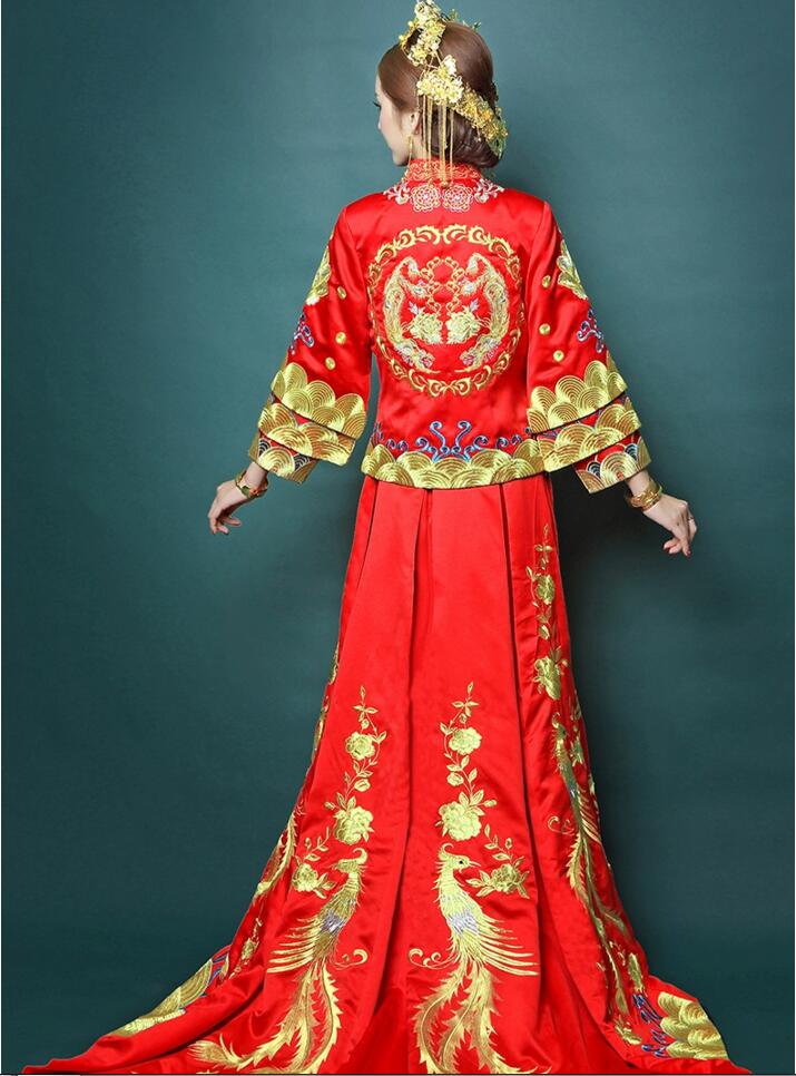 匠心啟航閱讀龍鳳褂中式禮服圖片