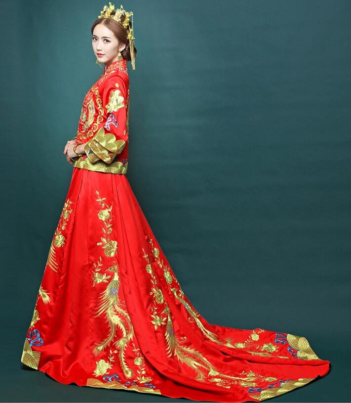 匠心啟航閱讀龍鳳褂中式禮服圖片