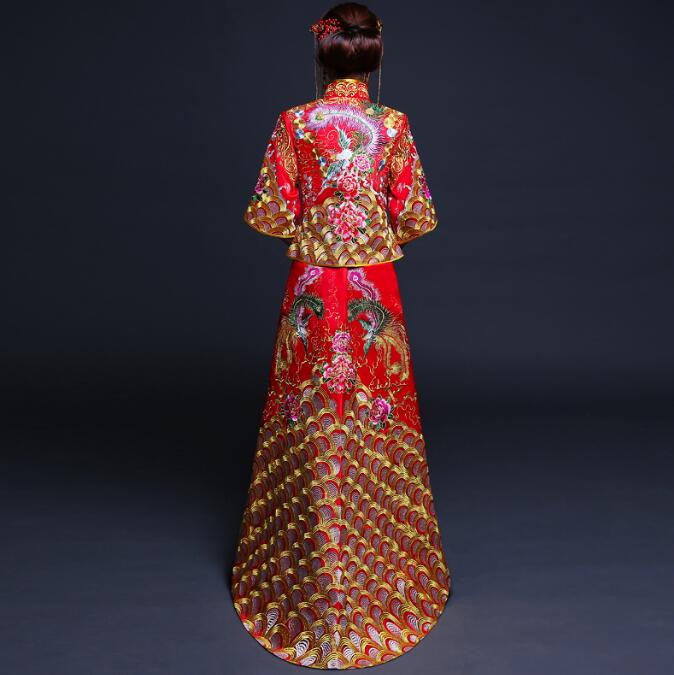 匠心啟航閱讀刺繡秀禾服中式禮服