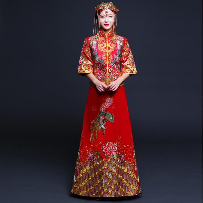 匠心啟航閱讀刺繡秀禾服中式禮服