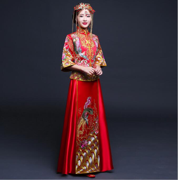 匠心啟航閱讀刺繡秀禾服中式禮服