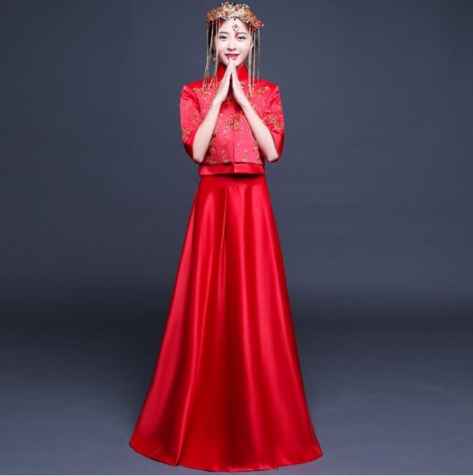 匠心啟航閱讀秀禾服新娘嫁衣中式禮服