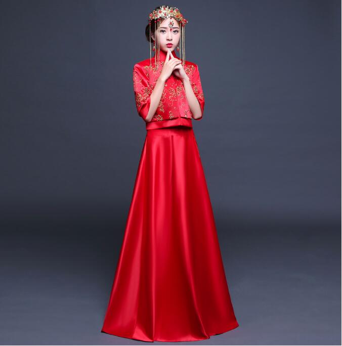 匠心啟航閱讀秀禾服新娘嫁衣中式禮服