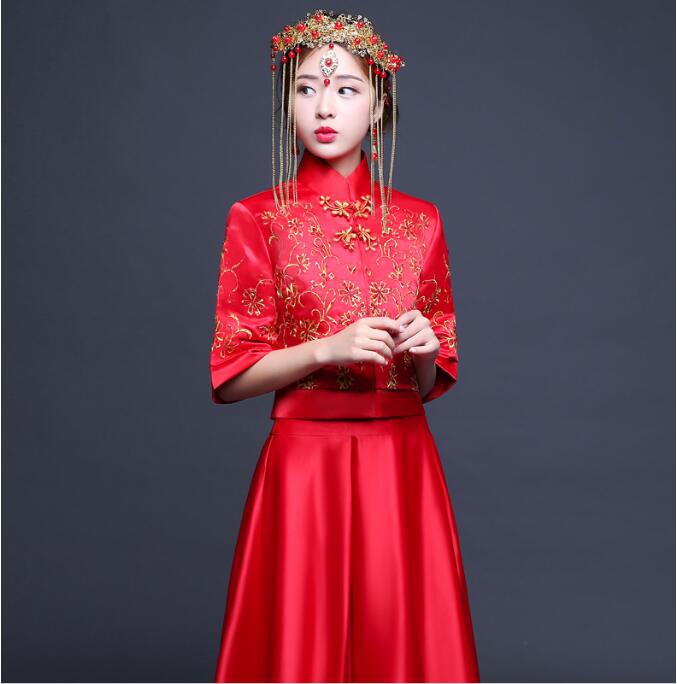 匠心啟航閱讀秀禾服新娘嫁衣中式禮服