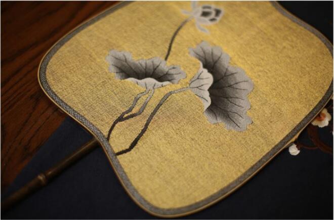 匠心啟航閱讀紫竹緙絲團(tuán)扇圖片