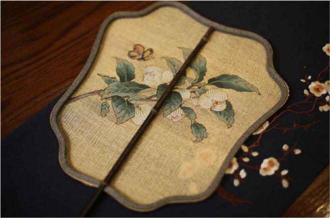 匠心啟航閱讀紫竹緙絲團(tuán)扇圖片