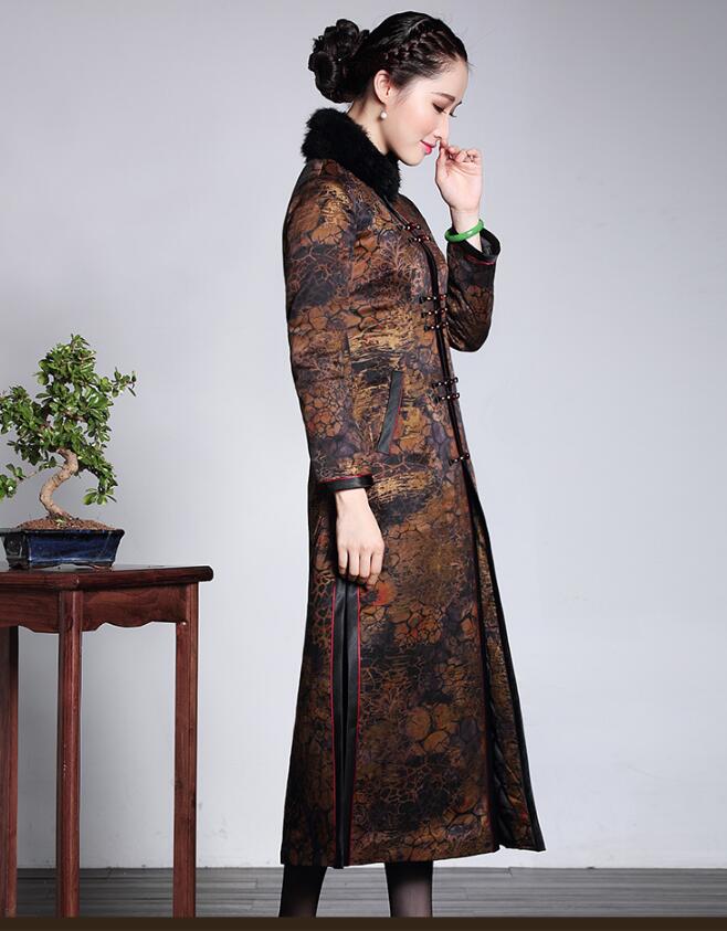 唐裝風衣改良旗袍外套