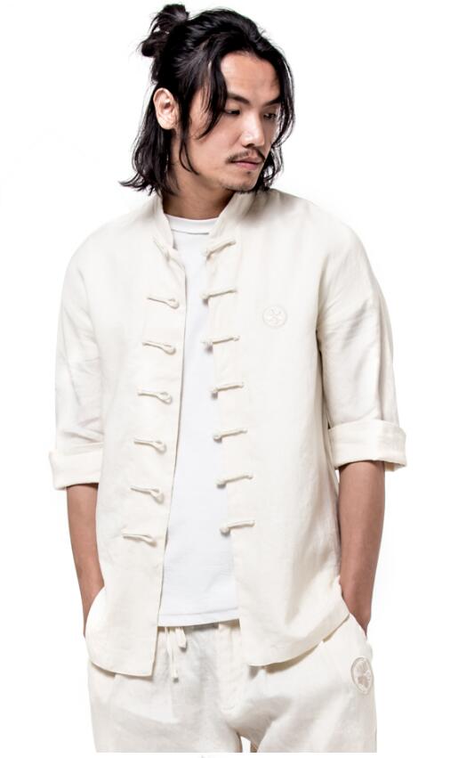 匠心啟航閱讀復(fù)古刺繡男士唐裝