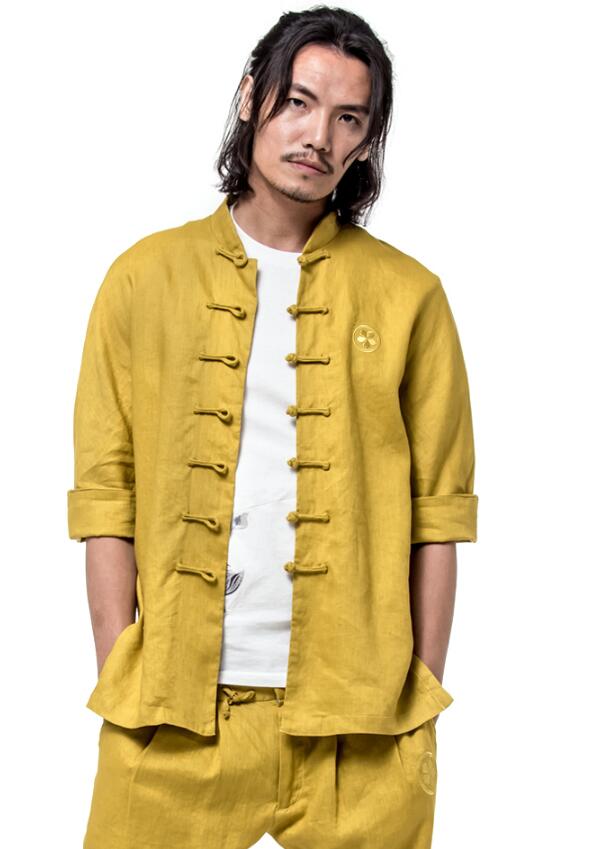 匠心啟航閱讀復(fù)古刺繡男士唐裝