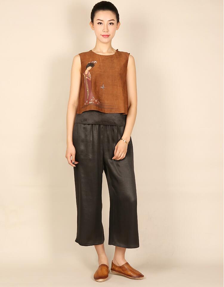 匠心啟航閱讀中式背心女士唐裝