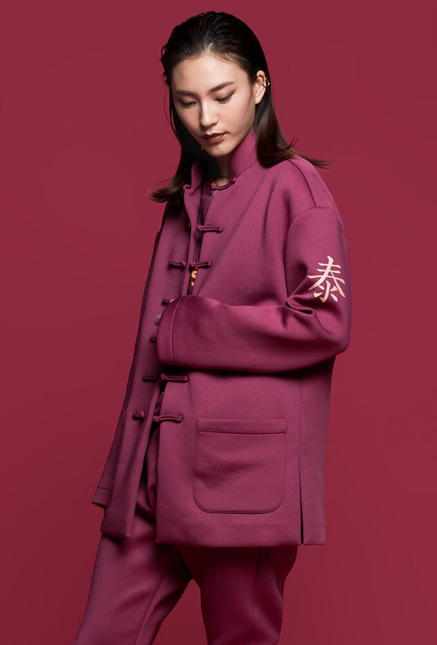 匠心啟航閱讀泰卦印花女士唐裝