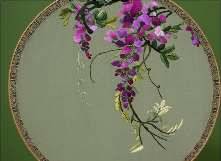 匠心啟航閱讀蘇繡真絲團扇