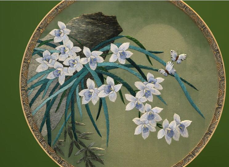 匠心啟航閱讀蘇繡真絲團扇