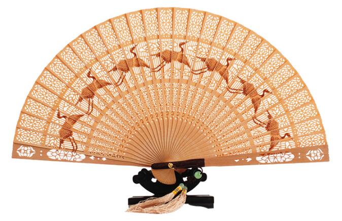 匠心啟航閱讀紅檀香扇折扇圖片