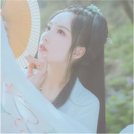 唯美真人古風頭像，女生頭像