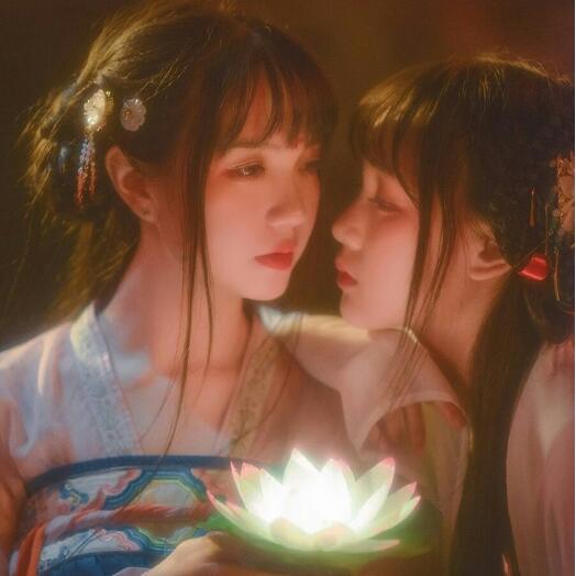 唯美真人古風頭像，女生頭像