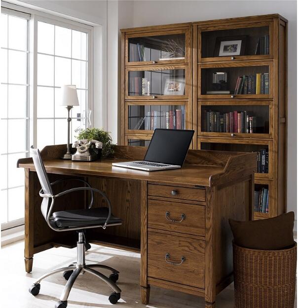 匠心啟航閱讀水曲柳中式柜子書架