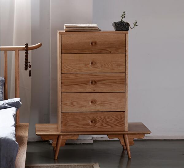 復古橡木中式柜子，五斗柜子圖片