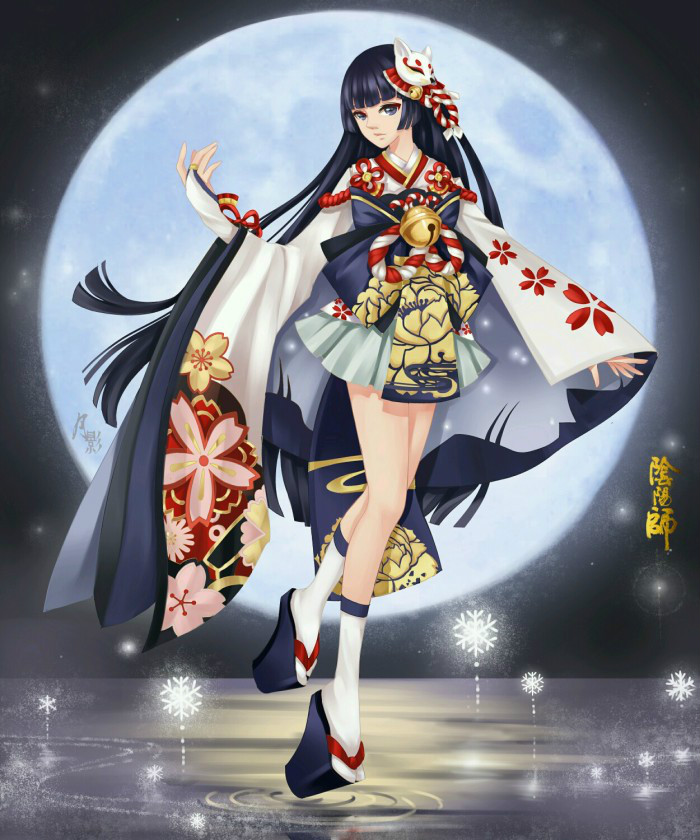 陰陽(yáng)師雪女古風(fēng)圖片壁紙