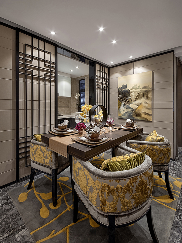 新中式裝修設(shè)計，會舍圖（二）