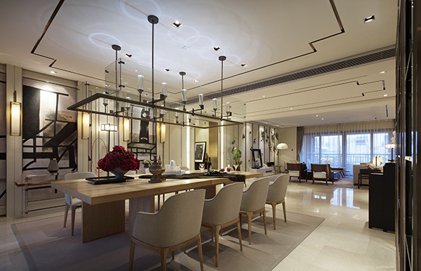 新中式裝修設(shè)計，會舍圖（三）