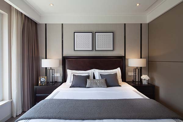 新中式裝修設(shè)計，會舍圖(六)