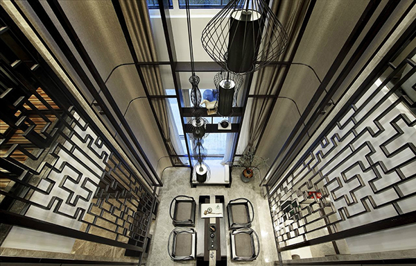 裝修設(shè)計(jì)圖，新中式裝修