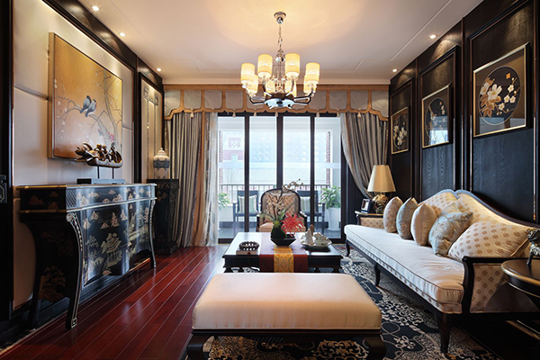 新中式風(fēng)格會舍的裝修圖