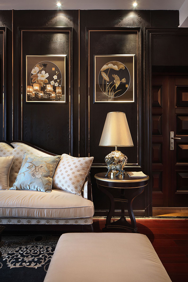 新中式風(fēng)格會(huì)舍的裝修圖