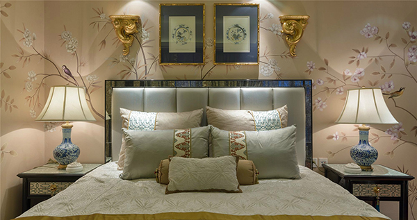 新中式裝飾風(fēng)格，會(huì)舍裝修設(shè)計(jì)