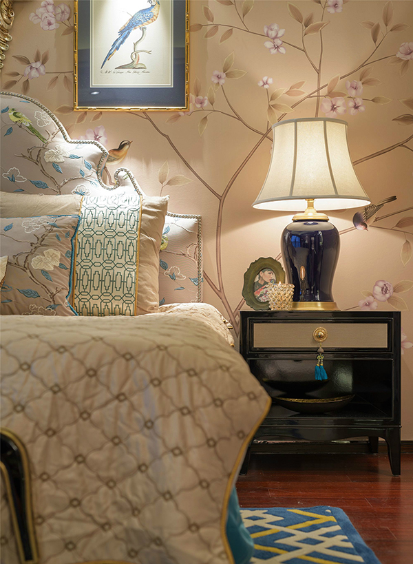 新中式裝飾風(fēng)格，會(huì)舍裝修設(shè)計(jì)