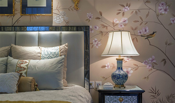 新中式裝飾風(fēng)格，會(huì)舍裝修設(shè)計(jì)