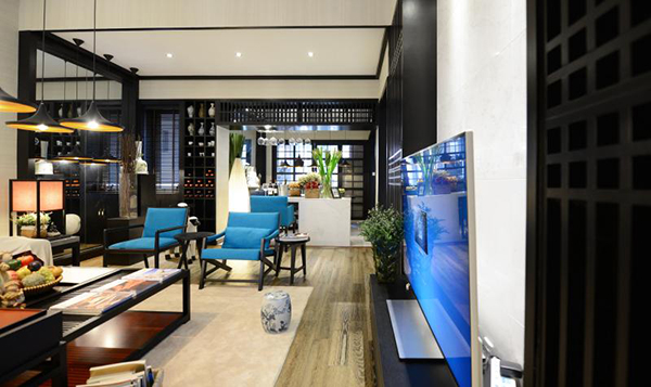 新中式裝修設(shè)計(jì)圖，會(huì)舍裝修圖