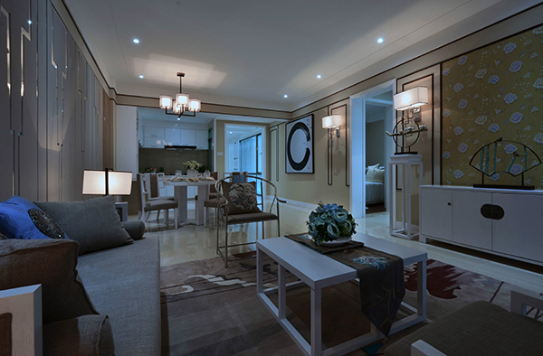 新中式裝修設(shè)計(jì)圖，會(huì)舍設(shè)計(jì)圖