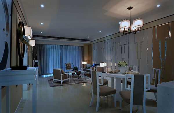 新中式裝修設(shè)計(jì)圖，會(huì)舍設(shè)計(jì)圖