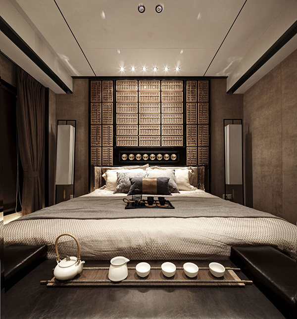 會舍設(shè)計，新中式裝修設(shè)計