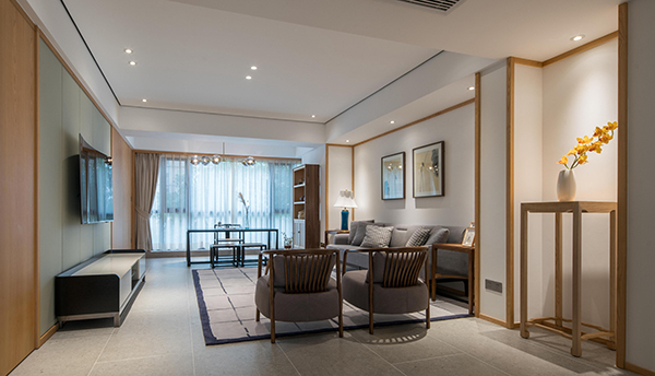 新中式裝修設(shè)計(jì)，會舍裝修設(shè)計(jì)