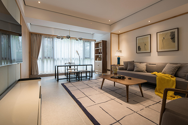 新中式裝修設計，會舍裝修設計