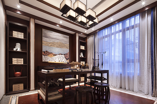 新中式設(shè)計(jì)裝修，會(huì)舍裝修設(shè)計(jì)