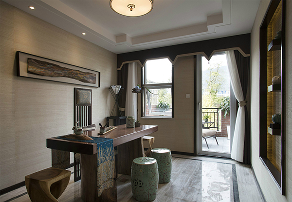 新中式裝修設(shè)計(jì)，新中式會舍裝修