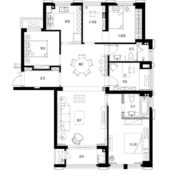 新中式設(shè)計(jì)，會舍的裝修設(shè)計(jì)圖