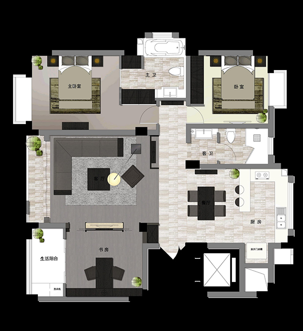 新中式裝修，新中式會舍裝修（一）