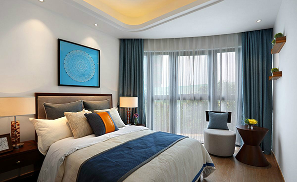 新中式裝修設(shè)計，會舍裝修(七)