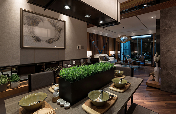 新中式裝修設(shè)計，會舍裝修設(shè)計(二)