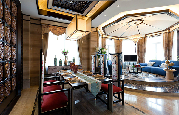 新中式裝修設(shè)計，會舍裝修設(shè)計(四)